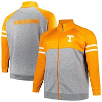 Men's Profile Tennessee Orange Volunteers Big & Tall Fleece Full-Zip Jacket