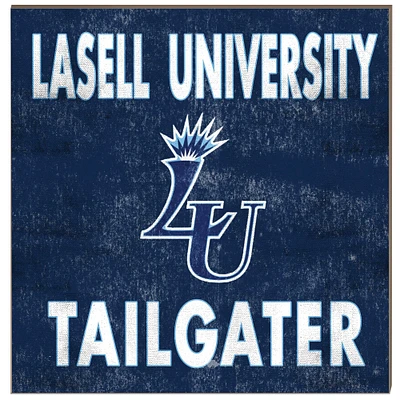 Lasell Lasers 10" x 10" Team Color Tailgater Sign