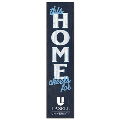 Lasell Lasers 12" x 48" This Home Leaning Sign