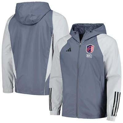 Men's adidas St. Louis City SC 2024 All-Weather Raglan Full-Zip Jacket