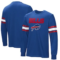 Men's  Royal Buffalo Bills Hands Off Long Sleeve Adaptive T-Shirt