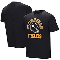 Men's  Black Pittsburgh Steelers Field Goal Assisted T-Shirt