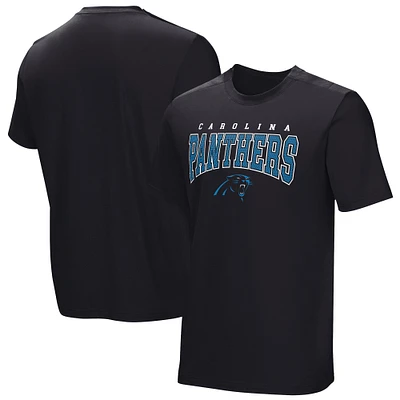 Men's  Black Carolina Panthers Home Team Adaptive T-Shirt