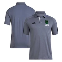 Men's adidas Gray Austin FC 2024 Training Polo