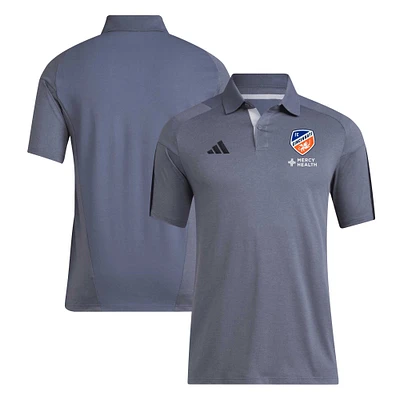 Men's adidas Gray FC Cincinnati 2024 Training Polo