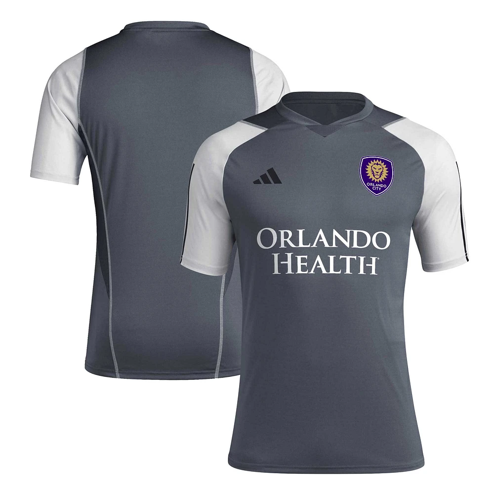 Men's adidas Gray Orlando City SC 2024 AEROREADY Training Jersey