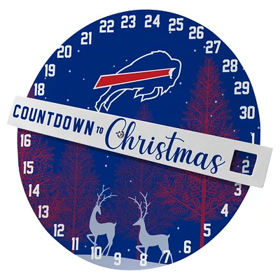 Pegasus Buffalo Bills Countdown to Christmas Wall Sign