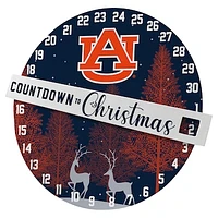 Pegasus Auburn Tigers Countdown to Christmas Wall Sign