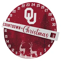 Pegasus Oklahoma Sooners Countdown to Christmas Wall Sign