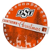 Pegasus Oklahoma State Cowboys Countdown to Christmas Wall Sign