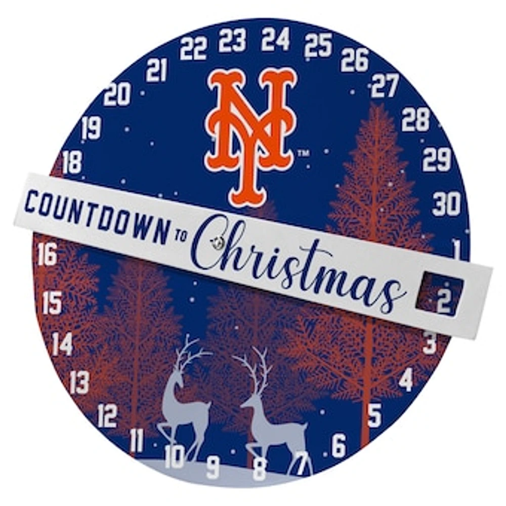 Pegasus New York Mets Countdown to Christmas Wall Sign