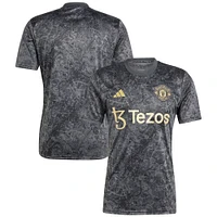 Men's adidas Black Manchester United x Stone Roses 2023/24 Pre-Match Top