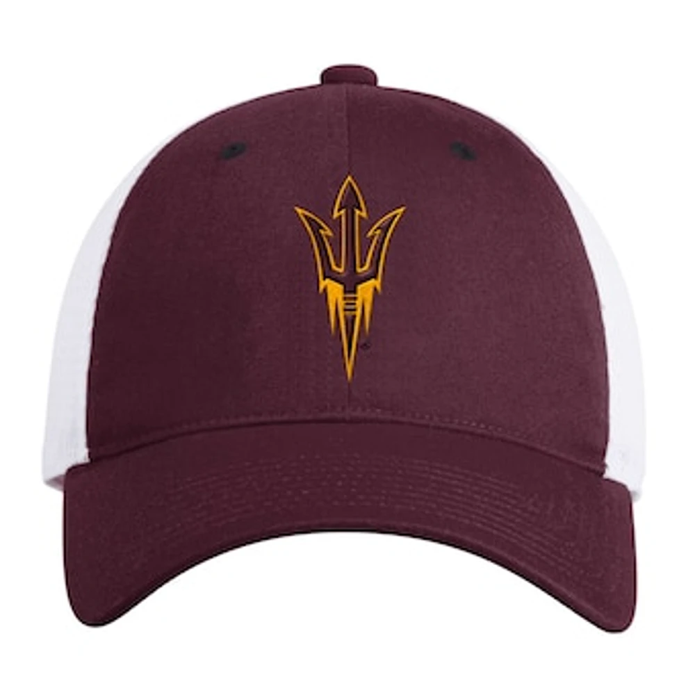 Men's adidas Maroon Arizona State Sun Devils Mascot Slouch Trucker Adjustable Hat