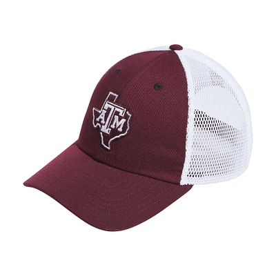 Men's adidas Maroon Texas A&M Aggies Mascot Slouch Trucker Adjustable Hat