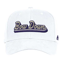 Men's adidas White Washington Huskies Chant Flex Hat