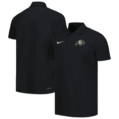 Men's Nike Black Colorado Buffaloes Sideline Polo