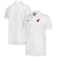 Men's Nike White Washington State Cougars Sideline Polo