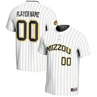 Unisex GameDay Greats  White Missouri Tigers NIL Pick-A-Player Lightweight Softball Jersey