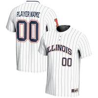 Unisex GameDay Greats  White Illinois Fighting Illini NIL Pick-A-Player Lightweight Softball Jersey