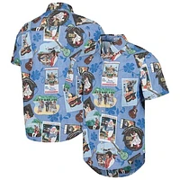 Men's Reyn Spooner Blue Elvis Presley Hawaii Tailored Button-Down Shirt