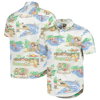 Men's Reyn Spooner White South Park  Tailored Button-Down Shirt