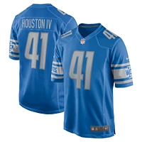 Men's Nike James Houston Blue Detroit Lions Game Jersey
