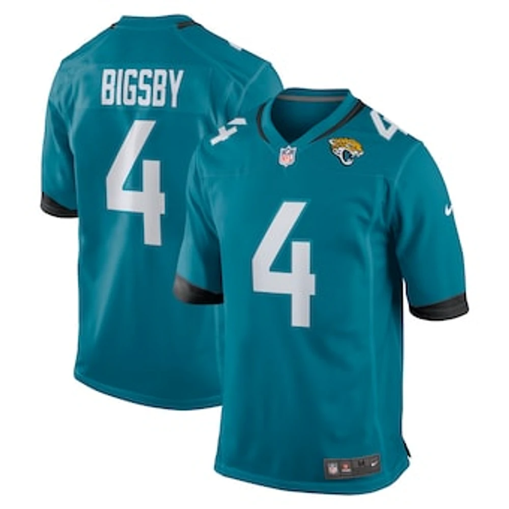 Men's Nike Tank Bigsby Teal Jacksonville Jaguars Game Jersey