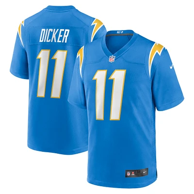 Men's Nike Cameron Dicker Powder Blue Los Angeles Chargers Game Jersey