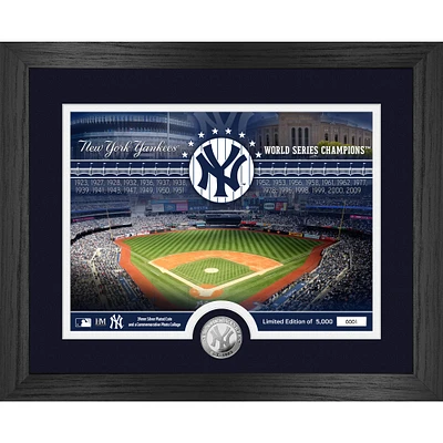 Highland Mint  New York Yankees  27-Time World Series Champions 13" x 16" Silver Coin Photo Mint