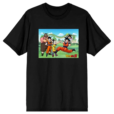 Unisex Black Dragon Ball Z Group Photo T-Shirt