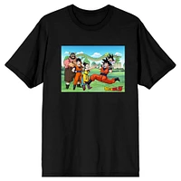 Unisex Black Dragon Ball Z Group Photo T-Shirt