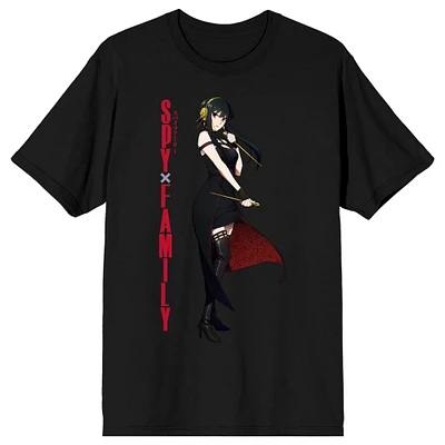 Unisex Black Spy x Family Yor T-Shirt