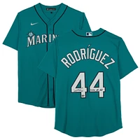 Julio Rodriguez Seattle Mariners Autographed Green Nike Replica Jersey with ''2022 AL ROY'' Inscription