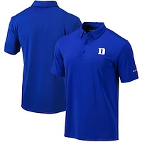 Men's Columbia  Royal Duke Blue Devils Omni-Wick Drive Polo