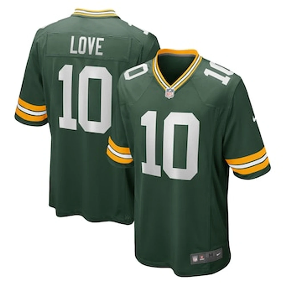 Men's Nike Jordan Love Green Green Bay Packers Game Jersey