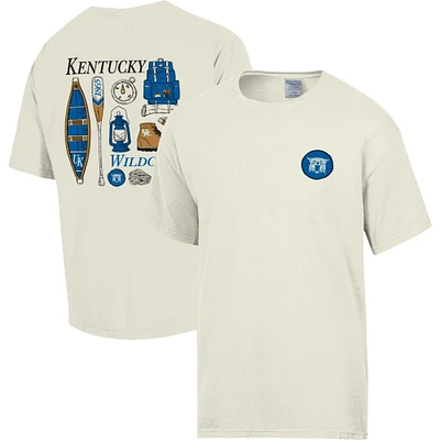 Men's Comfort Wash Cream Kentucky Wildcats Camping Trip T-Shirt