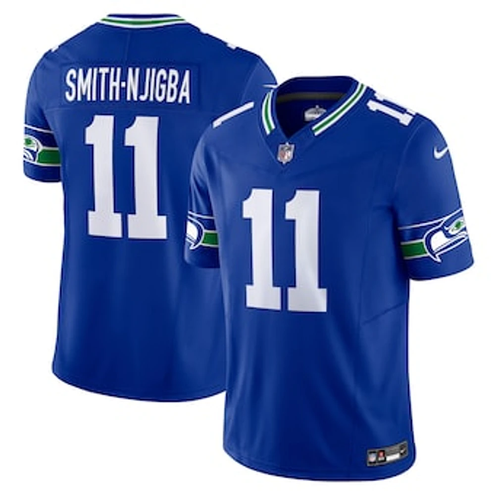 Men's Nike Jaxon Smith-Njigba Royal Seattle Seahawks Alternate Vapor F.U.S.E. Limited Jersey