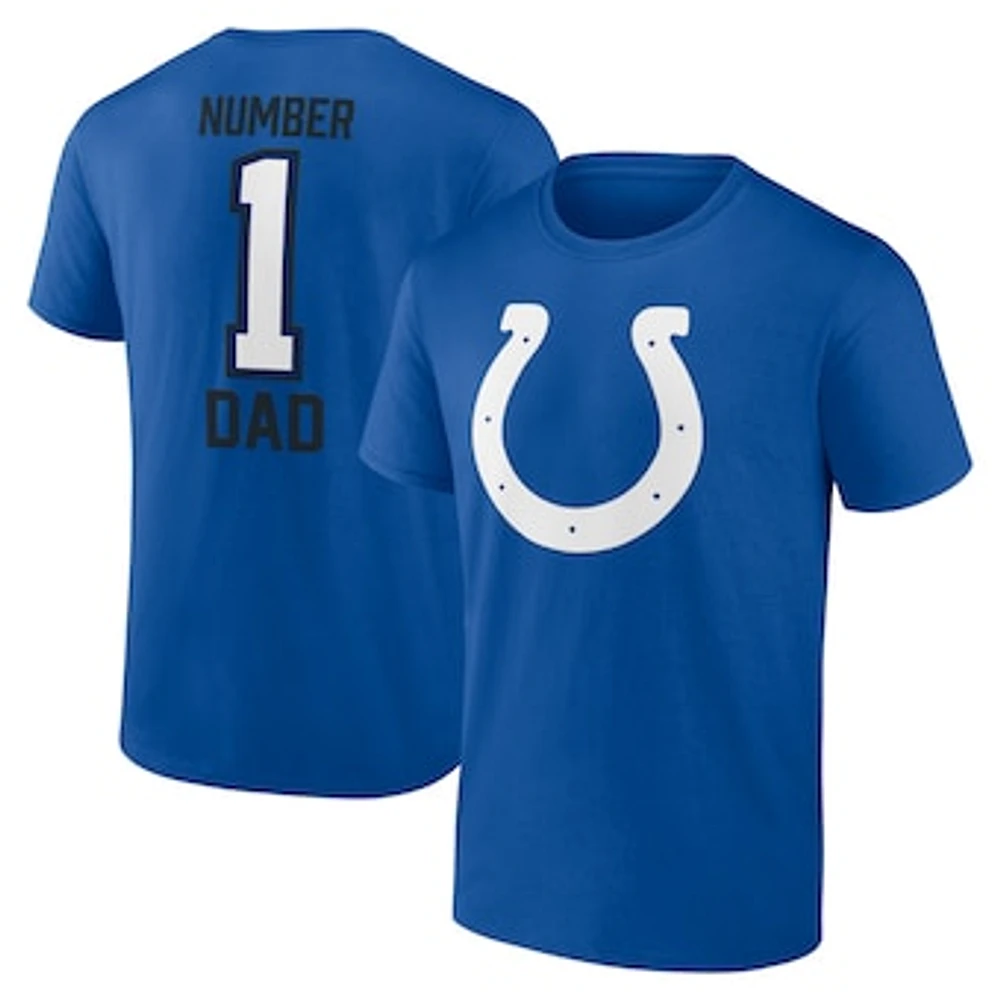 Men's Fanatics Royal Indianapolis Colts Father's Day T-Shirt