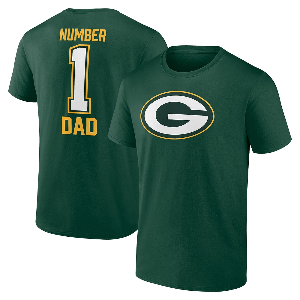 Men's Fanatics Green Green Bay Packers Father's Day T-Shirt