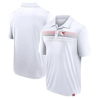 Men's Fanatics White Kansas City Chiefs Victory For Us Interlock Polo