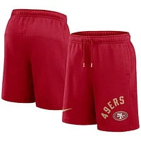 Men's Nike Scarlet San Francisco 49ers Arched Kicker Shorts