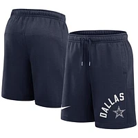 Men's Nike Navy Dallas Cowboys Arched Kicker Shorts