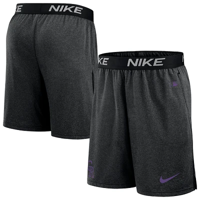 Men's Nike Black Colorado Rockies Authentic Collection Practice Performance Shorts