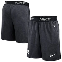 Men's Nike Black Minnesota Twins Authentic Collection Practice Performance Shorts