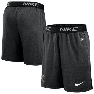 Men's Nike Black New York Mets Authentic Collection Practice Performance Shorts