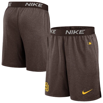 Men's Nike Brown San Diego Padres Authentic Collection Practice Performance Shorts