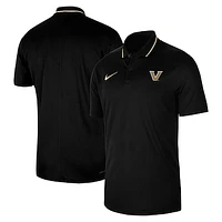 Men's Nike  Black Vanderbilt Commodores 2023 Sideline Coaches Performance Polo