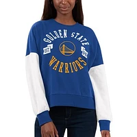 Women's Royal/White Golden State Warriors Team Pride Pullover Sweatshirt