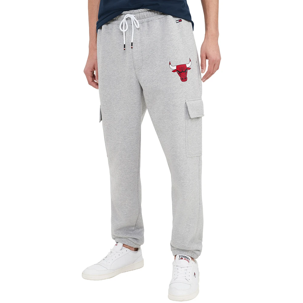 Men's Tommy Jeans Gray Chicago Bulls Frankie Cargo Joggers