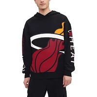 Men's Tommy Jeans Black Miami Heat Kenny Pullover Hoodie